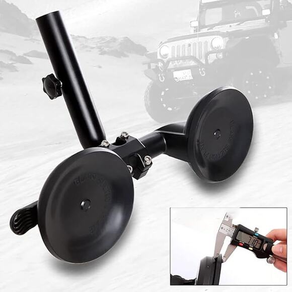 Universal Flagpole Holder Double Suction Cups Off-Road SUV, Truck Jeeps RV SUV - Picture 3 of 6